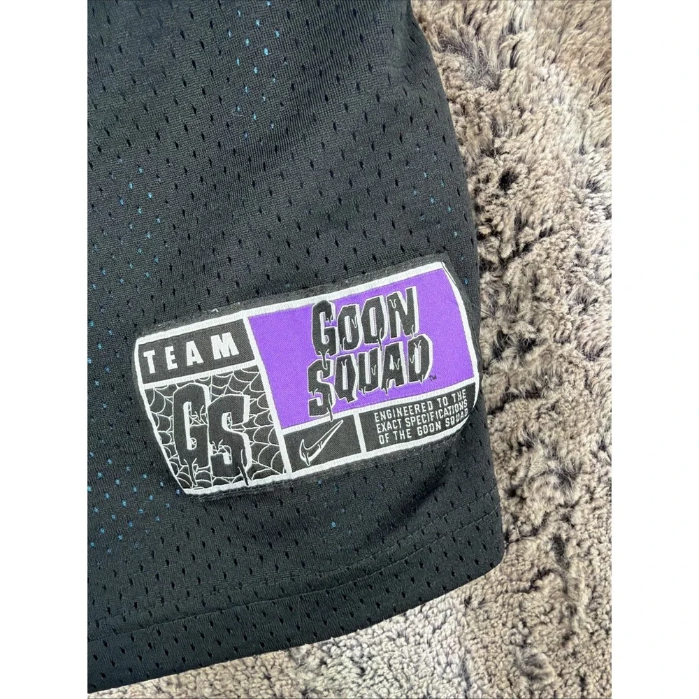 Nike Unisex Blue Black Tune Goon Squad Space Jam Reversible Basketball Jersey Lg